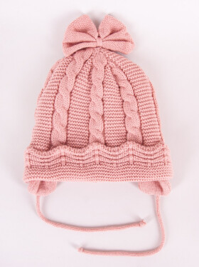 Dívčí zimní čepice model 17957074 Růžová 4648 - Yoclub