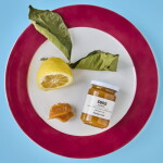 Nicolas Vahé Citronový krém 170 g, žlutá barva, bílá barva, sklo