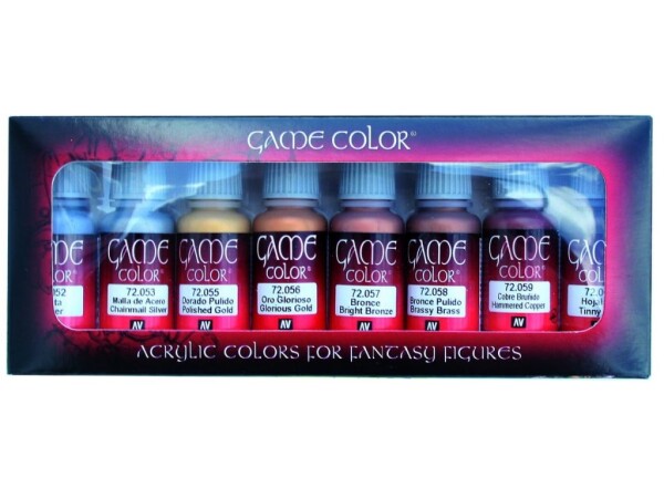 Vallejo Game Color Set 72303 Metallic Colors (8)