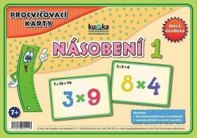 Procvičovací karty - násobení 1 (malá násobilka) - kolektiv autorů