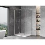 MEXEN/S - Mist-F sprchový kout skládací dveře levá 110 x 70, transparent, chrom 8A6T-110-070-01-00-L