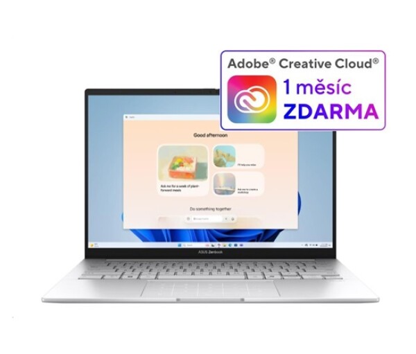 ASUS NTB Zenbook 14 OLED (UX3405CA-OLED237W), Ultra 7-255H, 14" 1920 x 1200, 16GB, 1TB SSD, Intel Arc, W11 Home, Silver EDF_2910121