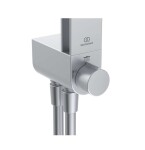 IDEAL STANDARD - CeraTwist ALU+ Sprchový set bez baterie, 26x26 cm, 2 proudy, stříbrná BE213SI
