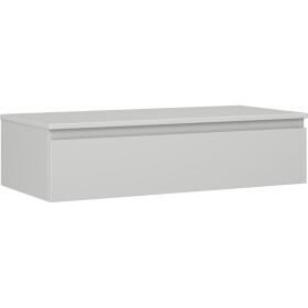 MEXEN/S - Orio koupelnová skříňka pod umyvadlo 100 cm s deskou, 1 šuplík, šedá mat 91A10-10023-1-BFC62