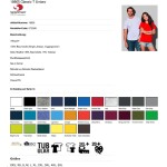 BAUINVEST Triko BA krátký rukáv 155g/m2-oranžová