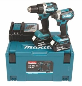 Makita DLX2189TJ / Sada aku nářadí: vrtačka DDF484Z rázový utahovák DTD153Z / 18V / 2x 5.0Ah (DLX2189TJ)