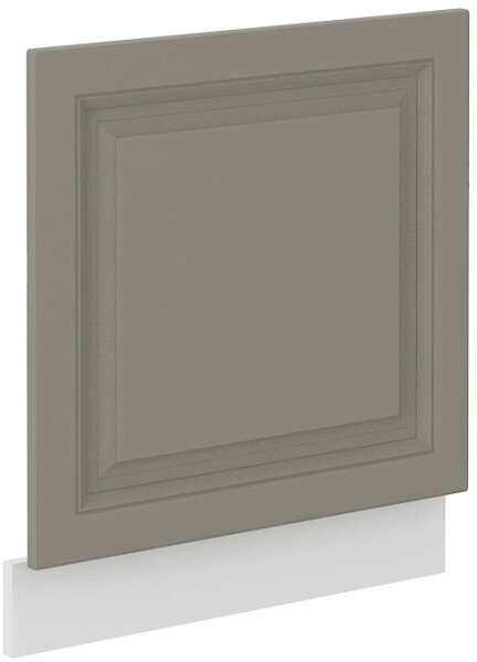 Dvířka na vestavnou myčku nádobí Stilo ZM 570x596 Barva korpusu: Bílá, Barva dvířek: Clay Grey
