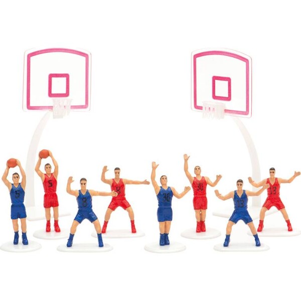 Figurky basketbalistů na dort - Decora