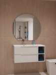 Kielle - Idolio Zrcadlo s LED osvětlením a vyhříváním, průměr 80 cm 50324081