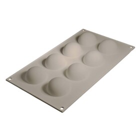 Cesil Silikonová forma na pečení/na mražené dezerty Polokoule 5 cm (na 8 ks) 2,5 cm