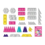Connetix Connetix Tiles - Magnetická Stavebnice třpytivý jednorožec 56 ks