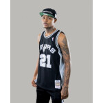 Mitchell Ness Pánský dres NBA Swingman San Antonio Spurs Tim Duncan SMJYGS18208-SASBLCK98TDU