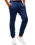 Pánské teplákové kalhoty modré Dstreet UX2709 L