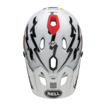 Integrální cyklistická helma BELL Super DH Spherical Mat/Glos Black/White Fasthouse S(52–56)