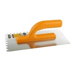 Hladítko nerez, zub 8 x 8 mm, 280 x 130 mm, plastová rukojeť, ENPRO