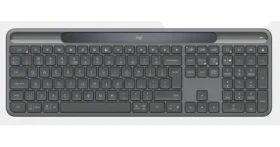 Logitech Signature Slim Solar K980 černá / Klávesnice / Bezdrátová / 2.4 GHz + Bluetooth / Solární nabíjení / Full-size (920-013773)