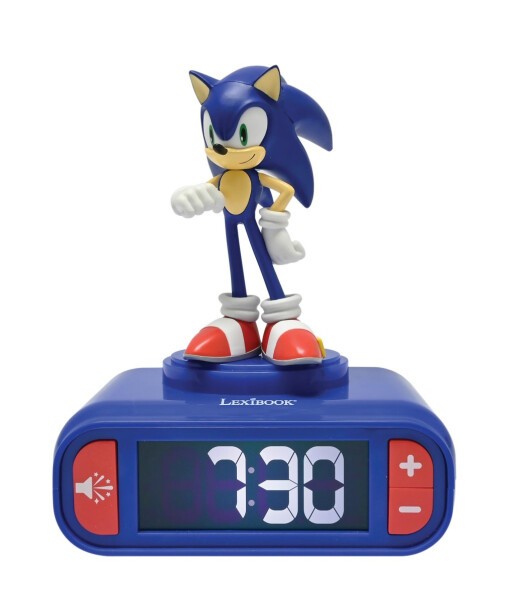 Lexibook budík Sonic se svítící figurkou - Alltoys Lexibook