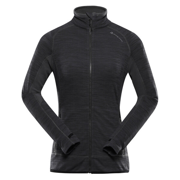 Dámská rychleschnoucí mikina s cool-dry ALPINE PRO ONNECA black M-L