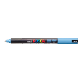 Popisovač Posca PC-1MR, 0,7 mm, ledovcově modrá