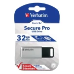 VERBATIM Secure Pro stříbrná flash disk USB 3.0 100 35