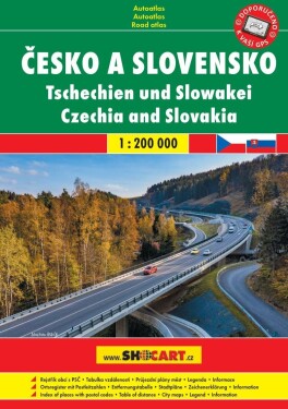 Česko Slovensko 1:200 000 autoatlas (A5, spirála)