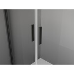 MEXEN - Exo sprchové dveře křídlové 100, transparent, černá (8182-100-000-70-00) 2. jakost