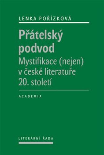 Přátelský podvod Lenka Pořízková