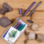 Sada dekoračních popisovačů Staedtler, 6 metalických barev + 1 černý popisovač, 1-2 mm