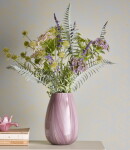 Bloomingville Skleněná váza Ennis Rose, růžová barva, sklo