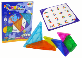 Mamido Skládačka Tangram se 7 magnetickými kostkami