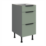 Spodní skříňka Aria ANT 40 D 3S BB - Premium Box Barva korpusu: Antracit, Barva dvířek: GR - Graphite AFM