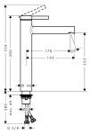 HANSGROHE - Zesis S Umyvadlová baterie, CoolStart, matná černá 74731670
