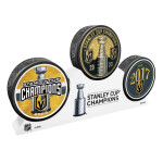 Mustang Puk Vegas Golden Knights NHL Elite Medallion 3 Puck Podium Set