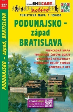 SC 227 Podunajsko západ, Bratislava 1:100 000