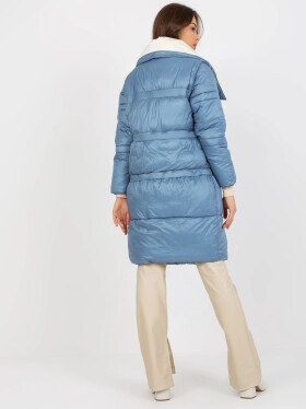 Světle modrá zimní bunda s odepínacími rukávy Factory Price (TR8139) odstíny modré XL (42)