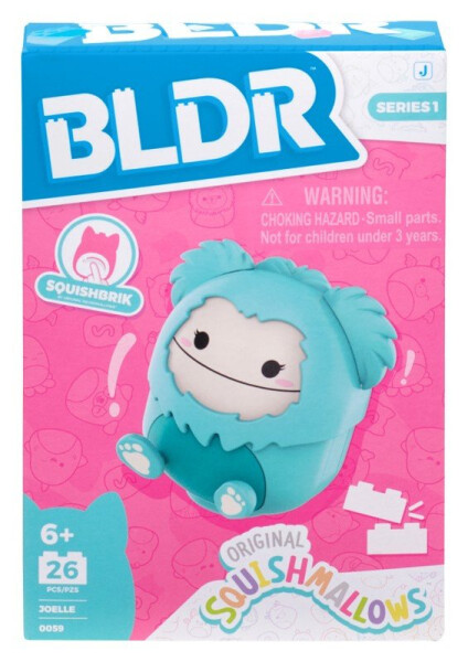Squishmallows Stavebnice BLDR - Bigfoot Joelle