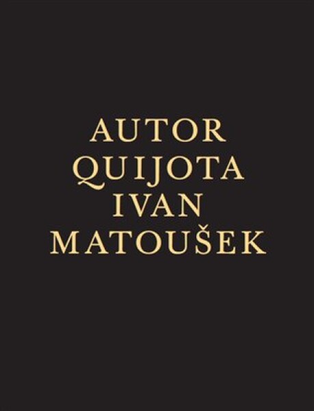 Autor Quijota Ivan Matoušek