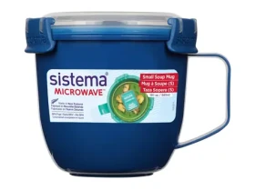 Sistema Microwave Small Soup Mug Hrnek na polévku 565 ml modrá (8592001423473)
