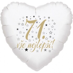 71. narozeniny balónek srdce Balonky.cz 71. narozeniny balónek srdce Balonky.cz