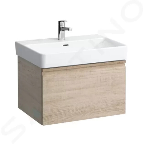 Laufen - Pro S Umyvadlová skříňka, 615x450x390 mm, 1 zásuvka, světlý dub H4834220964791