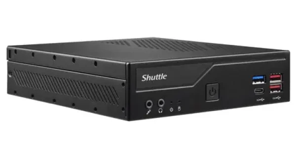 Shuttle XPC slim DH670V2 černá / LGA1700 / 2xDDR4 / 1xSATA / 2x M.2 / 2x2.5GLAN / Bez OS (DH670V2)