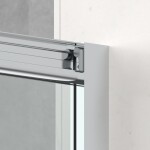 Sprchové dveře 140 cm, bezbariérový vstup, SAT TEX BB SATTEXDBB140CRT SATTEXDBB140CRT