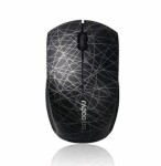 Rapoo 3300P Plus Wireless Mouse černá / bezdrátová optická myš / 5000 DPI / 2.4 Ghz / BT 3.0 a 4.0 / 11 tl. + kolečko (6940056173072)