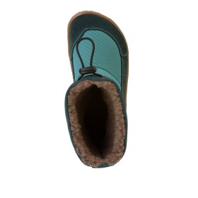 Dětské zimní barefoot sněhule UP TEX SNOW WOOL Petroleum G3160249-3 - 38
