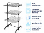 Leifheit Patrový sušák Comfort Tower 420 BLACK 81691