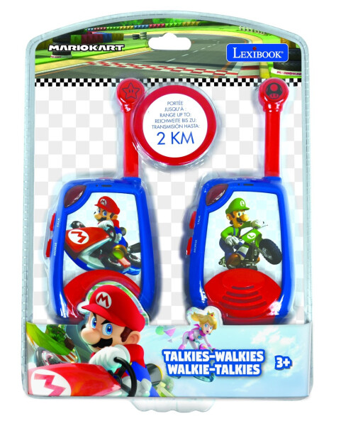 Lexibook digitální vysílačky Mario Kart s dosahem až 2 km - Alltoys Lexibook