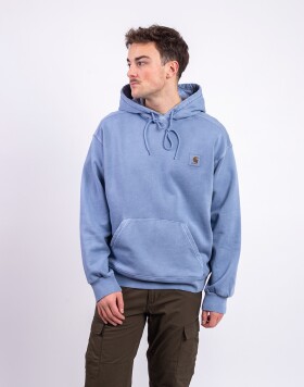 Carhartt WIP Hooded Nelson Sweat Gentle Blue garment dyed S