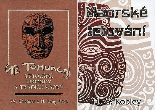 Maorské tetování + Te tohunga - Tetování, legendy a tradice Maorů - W. Dittmer