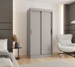 Šatní skříň Abi Rubino T Rozměry: 150 cm, Barva korpusu + barva dveří: Kašmír