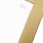 REA/S - Sprchový kout City 80x100 Brush Gold Se sprchovou vaničkou Savoy black KPL-K74502